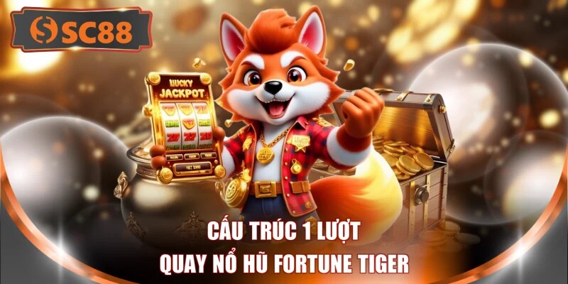 Cấu trúc 1 lượt quay nổ hũ Fortune Tiger